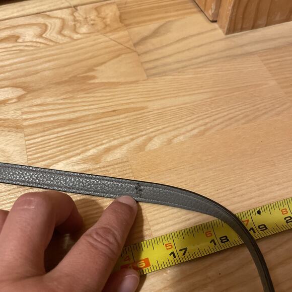 Coach 20166 Chain Prairie Satchel Leather Suede HEATHER GREY $325 Purse Hand Bag - Picture 14 of 16